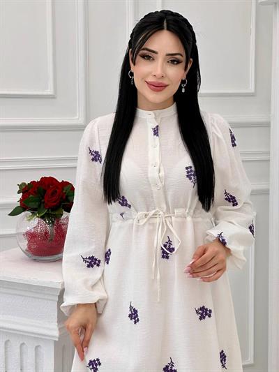 Miss İndigo Elbise 1332 T-24 Mor