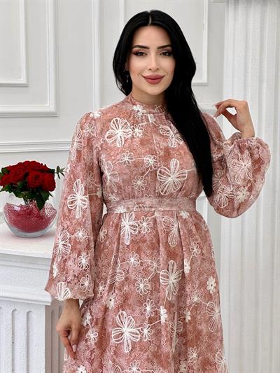 Miss İndigo Elbise 1340 T-24 Pudra