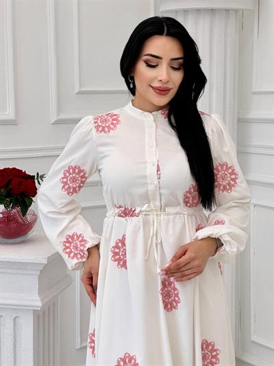 Miss İndigo Elbise 1342 T-24 Pudra