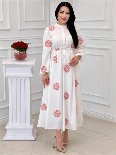 Miss İndigo Elbise 1342 T-24 Pudra