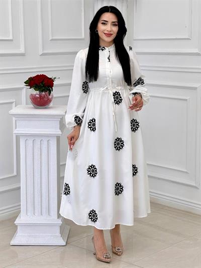 Miss İndigo Elbise 1342 T-24 Siyah