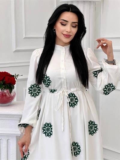 Miss İndigo Elbise 1342 T-24 Yeşil