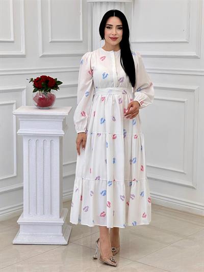 Missindigo Elbise 1325 T-24 Lila