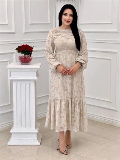 Missindigo Elbise 1333 T-24 Bej