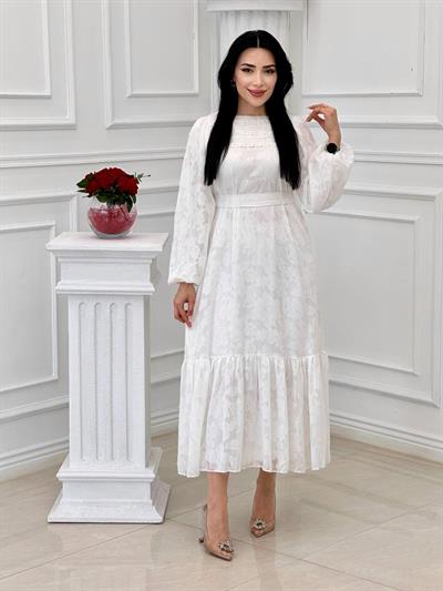 Missindigo Elbise 1333 T-24 Beyaz