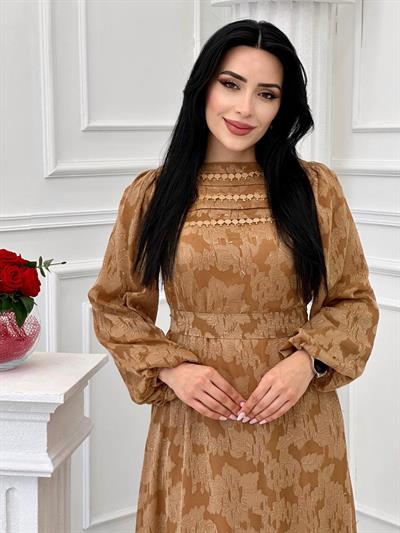 Missindigo Elbise 1333 T-24 Kahverengi