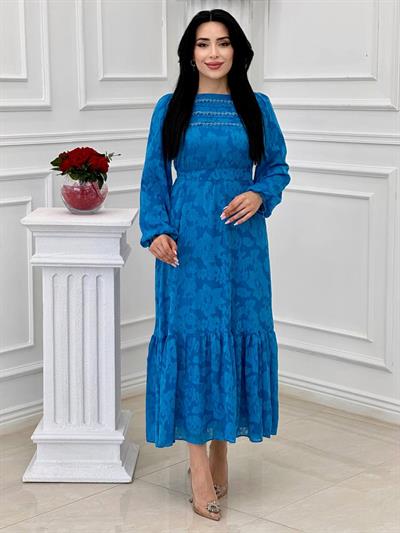 Missindigo Elbise 1333 T-24 Mavi