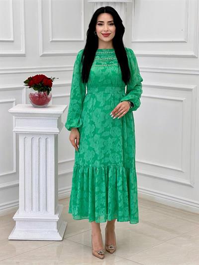 Missindigo Elbise 1333 T-24 Yeşil