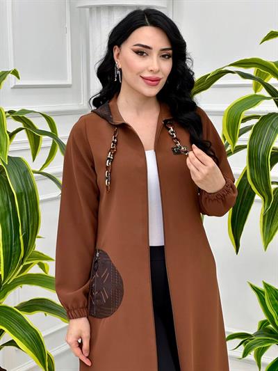 Önü Zincirli Giy Çık Kap 5029 T-24 Taba