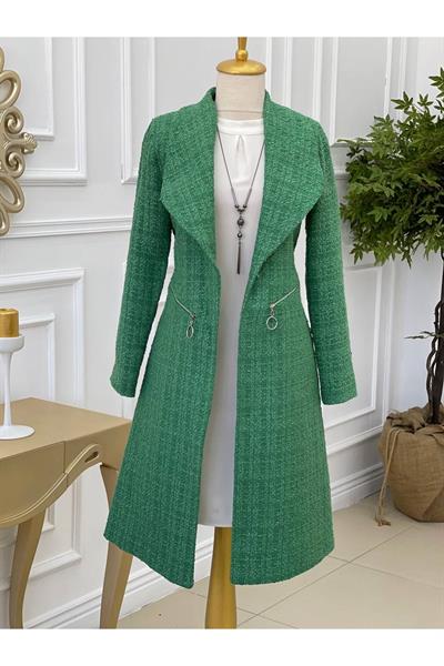 Örme Ceket 14300-Yeşil