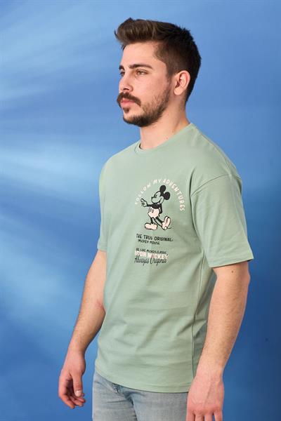 Oversize Tshirt 3504 Mint yeşili