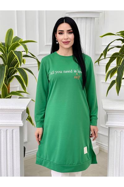 Penye Spor Tunik 714 Yeşil