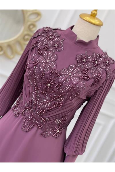 Pilise Kol Abiye 3077 Rose