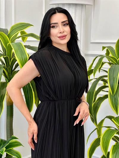 Pilise Kolsuz Elbise 5221 t-24 Siyah