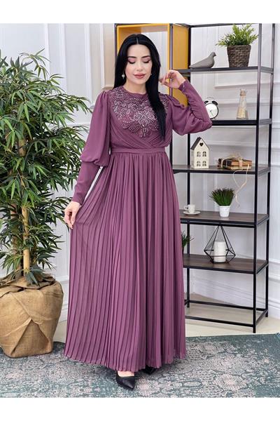 Piliseli Abiye 3078 Rose