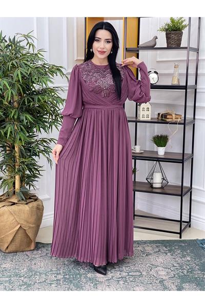 Piliseli Abiye 3078 Rose