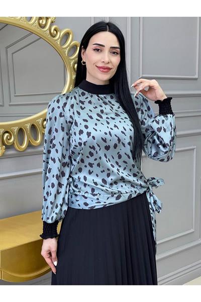 Piliseli Desenli Etekli Takım 1153 Mint Zebra