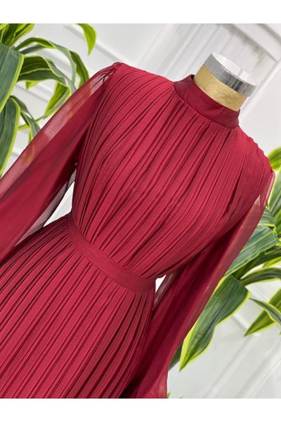 Piliseli Jan Jan Elbise 3747 Bordo