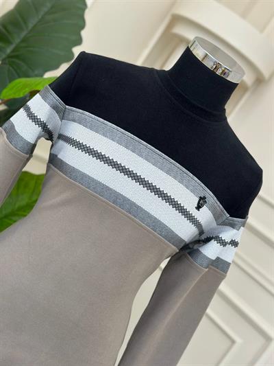Polen İşleme Sweat 0002 T-24 Siyah