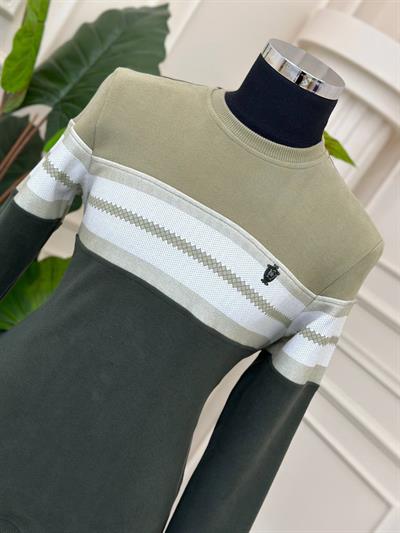 Polen İşleme Sweat 0002 T-24 Yeşil