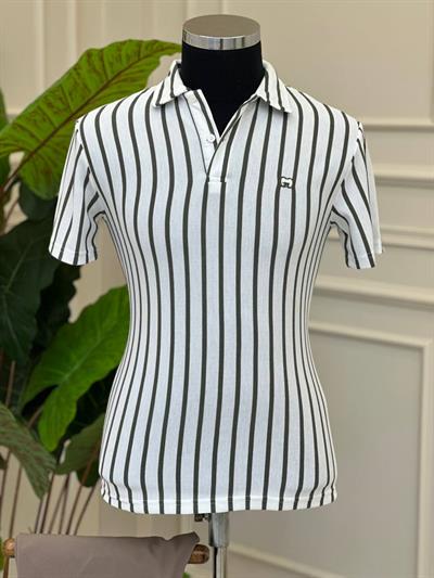 Polo Yaka Örme T-Shirt 604 T-25 Haki