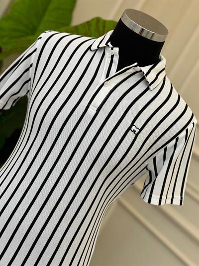 Polo Yaka Örme T-Shirt 604 T-25 Siyah