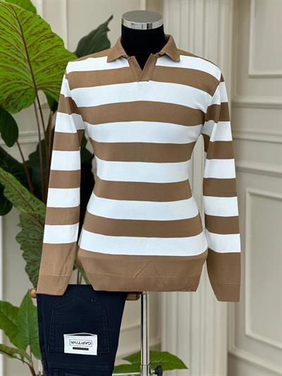 Polo Yaka Triko Kazak T-24 809 Taba