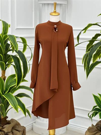 Pul Broş Kapaklı Tunik 5247 T-24 Taba