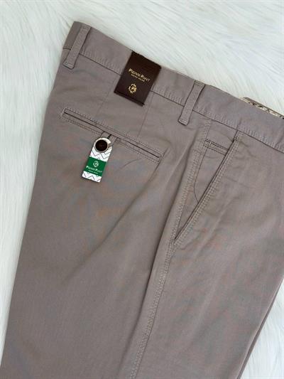 Regular Kesim Pierri Keten Pantolon 1804 T-24 Vizon