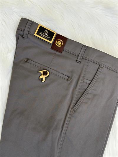Regular Kesim Pierri Keten Pantolon 1804 T-24 Gri