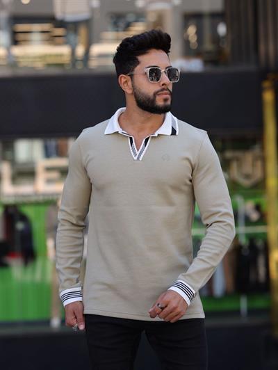 Reset Polo Yaka Sweat 1709 T-24 Bej