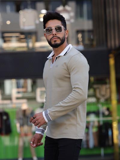 Reset Polo Yaka Sweat 1709 T-24 Bej