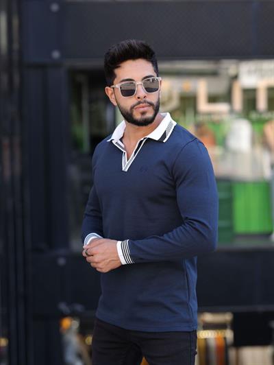 Reset Polo Yaka Sweat 1709 T-24 Lacivert