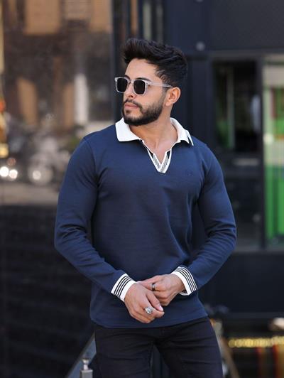 Reset Polo Yaka Sweat 1709 T-24 Lacivert