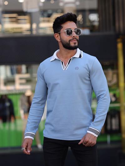 Reset Polo Yaka Sweat 1709 T-24 Mavi