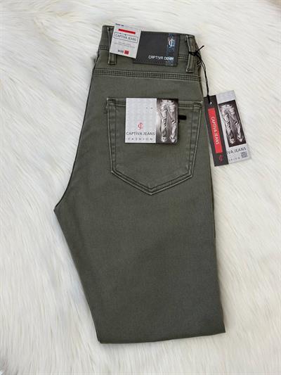 Retro Kot Pantolon T-24 2210 Açık Yeşil