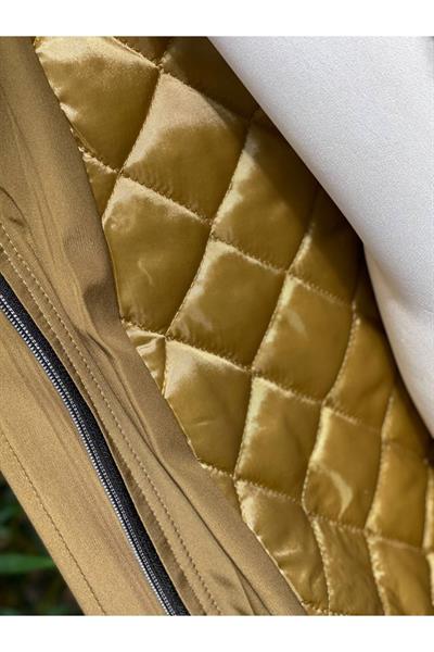 Ribanalı Parka Manto 4228 Camel