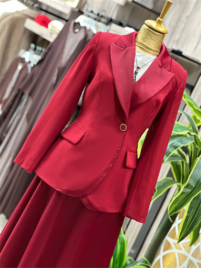 Saten Etekli Takım 3024 T-26 Bordo