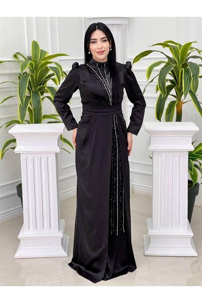 Saten Taşlı Kalem 18550 Siyah