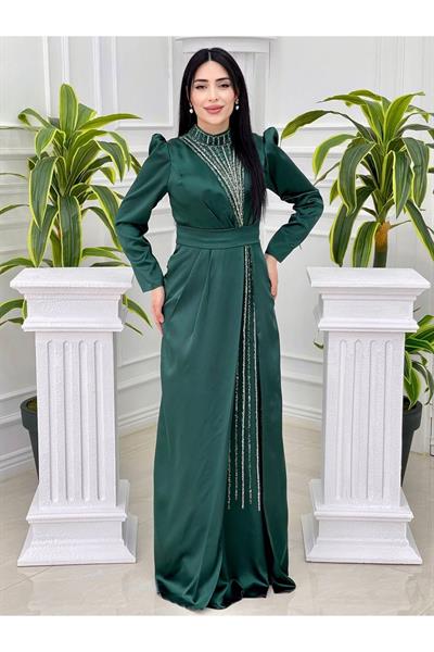 Saten Taşlı Kalem 18550 Zümrüt Yeşil
