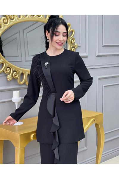 Saten Volan  Takım 22004 Siyah