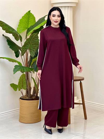 Şerit Detay Spor İkili Takım 223 T-25 Bordo