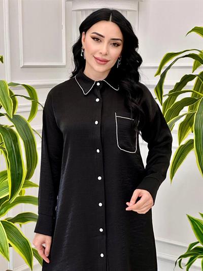 Şerit Taş Jakarlı Takım 6145 T-24 Siyah
