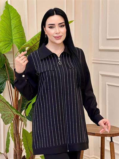 Şerit Taş Spor İkili Takım 2122 T-25 Siyah