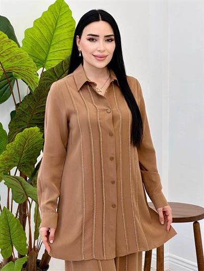 Şerit Taş Spor İkili Takım 7435 t025 Taba