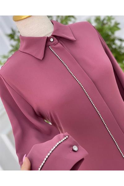 Şerit Taş Tunik 637 Rose