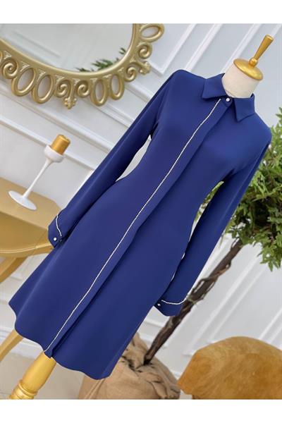 Şerit Taş Tunik 637 Saks