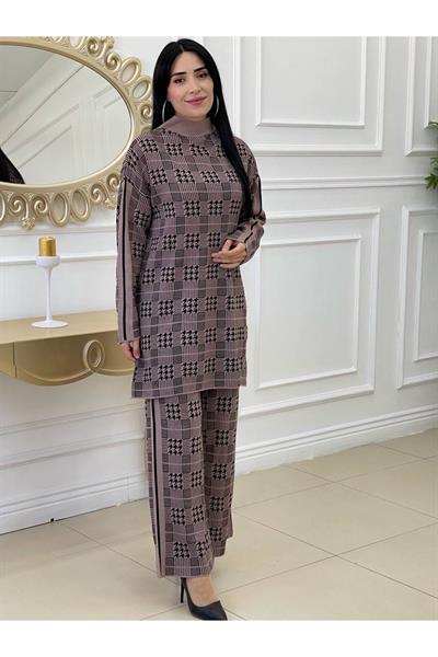 Şeritli Triko Takım 002 Purdra