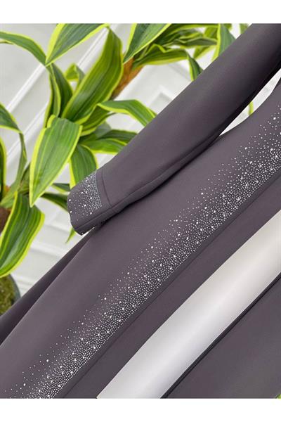 Serpme Taş Pardesü 4062-Gri