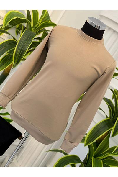 Sıfır Yaka Sweat 001 Bej